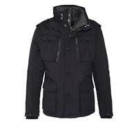 Schott (Brand National) - Field Giacca modello parka, a manica lunga Uomo, nero (Black), M