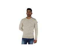 Schott, Felpa Uomo, Beige (Naturel), (Taglia Produttore: Medium)