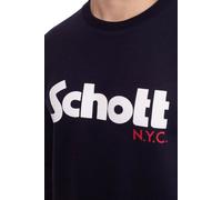 Schott Nyc Swcrew, Felpa Uomo, Blu (Navy Navy), X-Large