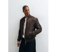 Schott giacca bomber imbottita in nylon marrone scuro 2XL
