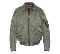 Schott NYC 210 vintrs Giacca, Salvia, Cachi, S Uomo