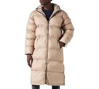 Schott NYC 2190MAX, Piumino con cappuccio extra lungo Unisex - Adulto, Beige, XL