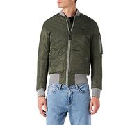 Schott NYC AIRFORCERS, Bloccaggio Bomber Schott Unisex - Adulto, Verde (Salvia Cachi), L