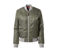 Blouson Bomber Femme Nylon Eco Schott by Schott L Verde