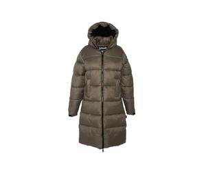 Schott NYC Belstar2Wrs Piumino da Donna Lungo con Cappuccio, Bronzo, XS Unisex-Adulto