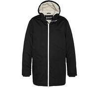 Schott N.Y.C. Giacca con cappuccio Bluster - Foderata motivo Sherpa - Nero L Unisex-Adulto
