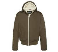 Schott NYC Bluster2-dark Kaki-l Giacca, Verde, L Uomo