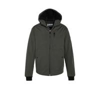 Schott NYC Cavolo Nero Schott-Giacca Corta con Cappuccio e Zip, Cachi, XL Unisex-Adulto