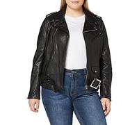 Schott NYC Donna Lcw1637 Giacca di Pelle Not Applicable, Nero, Large