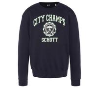 Schott NYC Felpa 'Swivan1' beige chiaro / navy Uomo Schott NYC M