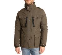 Schott NYC Field, Giacca Uomo, Verde (Grün (Khaki)), S
