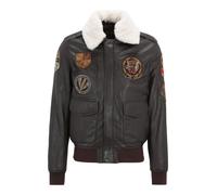 Schott NYC - Giacca Aviatore con Patch - - Jackets - Uomo - Marrone - M