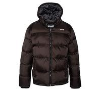 Schott NYC IDAHO, Piumino con cerniera a collo alto Unisex - Adulto, Marrone Scuro, S