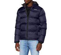 Schott NYC IDAHO2, Piumino con Cappuccio con Cerniera Unisex - Adulto, Marina Militare, XXL