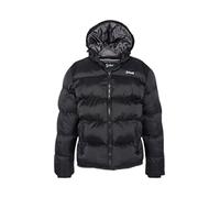Schott NYC IDAHO2, Piumino con Cappuccio con Cerniera Unisex - Adulto, Nero, L