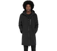 Schott NYC Kalvin Schott - Giacca con cappuccio e zip lunga, Nero, XL