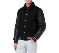 Schott NYC Lc8705collar Giubbotto, Nero, XL Uomo