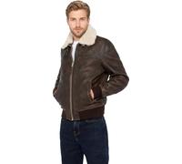 Schott NYC LCBOMBARDIER Giacca in Pelle Marrone L, marrone, L