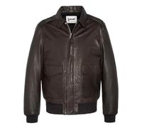 Schott NYC Lcflyvint - Giacca in pelle da uomo, marrone, L
