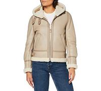 Schott Nyc Lcw1257H, Giacca di pelle Donna, Beige (Lt.Beige), XS