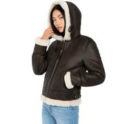 Schott Nyc Lcw1257H, Giacca di pelle Donna, Marrone (Dark Brown), L