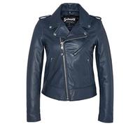 Schott NYC LCW1601D, Giacca, Donna, Blu (Navy), M
