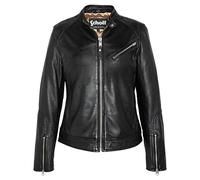 Schott NYC Lcwmotor Camicetta, Nero, L Donna