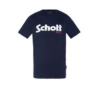 Schott NYC Maglietta blu scuro / rosso / bianco Uomo Schott NYC M