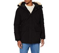 Parka A Capuche Fausse Fourrure Schott by Schott M Nero