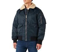 Schott NYC Oharars BLOCCAGGIO Pilota col FAUSSE FORNURE AMOVIBLE Schott, Navy/Beige, XX-Large Unisex-Adulto