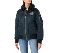 Schott NYC Oharavintrs Bomber, Navy, M Unisex-Adulto
