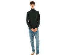 Schott NYC Plbeal4 Pullover Felpa, Verde, L Uomo