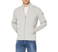Schott NYC Plecorage1 Maglione Pullover, HEA L.Grey, 3XL Uomo
