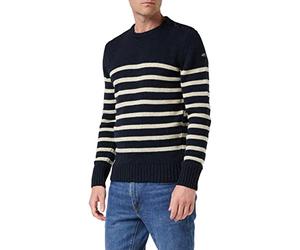Schott NYC PLOUTRIDER1 Felpa, Blu (Navy/Naturel), Medium Uomo