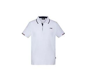 Schott NYC Psdevon Polo, Bianco, L Uomo