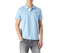 Schott NYC PSMILTON, Polo Uomo, Sky/White, XXL