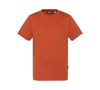 Schott NYC T - Camicia da Uomo, Marrone, 3XL