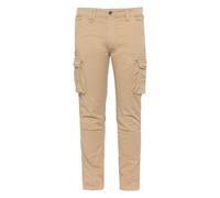 Schott NYC Trtank70, Pantaloni Cargo Uomo, Beige, 36W
