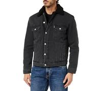 Schott NYC Trucksherpa - Giacca da uomo, grigio, M