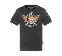 Schott NYC Tsbedford T-Shirt, Nero, S Uomo