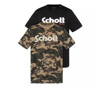 Schott N.Y.C. T-shirt Tspklogo Multicolore Uomo Taglia L