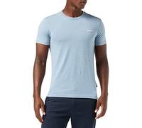 Schott NYC Tsstriker1 T-Shirt, Azzurro, M Uomo