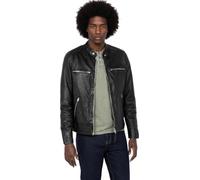 Schott NYC Uomo Lcnewport Giacca di Pelle Not Applicable, Nero, Medium