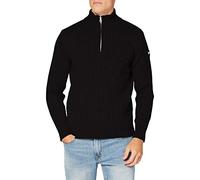 Schott NYC Uomo Plecorage2 Maglione Pullover Not Applicable, Black, Medium