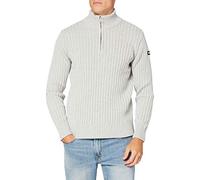 Schott NYC Uomo Plecorage2 Maglione Pullover Not Applicable, HEA L.Grey, Medium