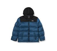 Schott NYC UTAH2, Fodero con Cappuccio e Imbottitura in Spugna Unisex - Adulto, Blu Acciaio, XL