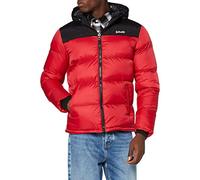 Schott NYC UTAH2, Fodero con Cappuccio e Imbottitura in Spugna Unisex - Adulto, Rosso, XL
