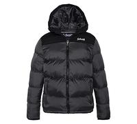 SCHOTT NYC UTAH2B, PIUMINO BAMBINO CON CAPPUCCIO E SPALLA SCHOTT Carrè Bambino, ANTHRACITE, 16