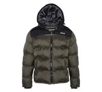 SCHOTT NYC UTAH2B, PIUMINO BAMBINO CON CAPPUCCIO E SPALLA SCHOTT Carrè Bambino, KAKI, 16