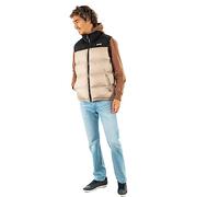Schott Nyc Utahv, Gilet imbottito in spugna Uomo, Beige (Beige), XXL